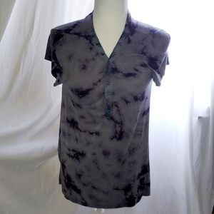 American eagle outfitters soft and sexy stretch tiedye bleach dye v neck Small